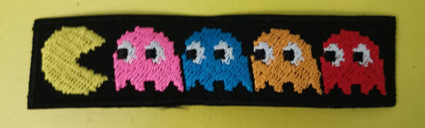 Pacman Embroidered Iron on Patch