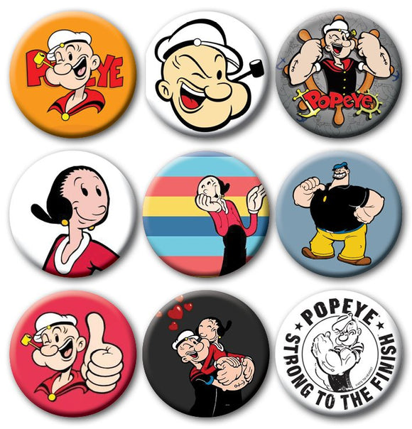 Popeye Pins Collection - Kwaitokoeksister South Africa