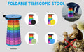 Portable Rainbow Folding Stool (Blue)