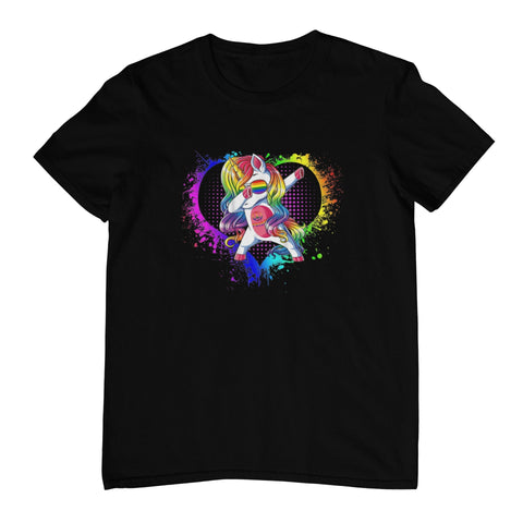 Pride Unicorn Black T-Shirt
