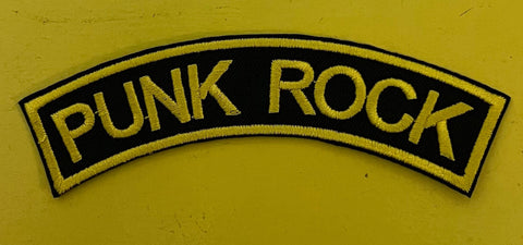Punk Rock Iron on Patch