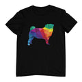 Rainbow Pug Black T-Shirt