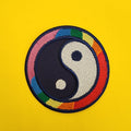 Rainbow Yin and yang Iron on Patch