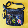 Recycled Denim bag with patches
