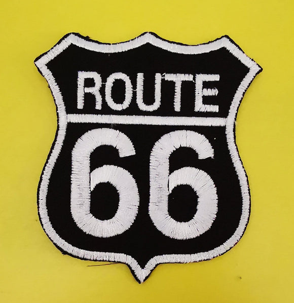Route 66 Big Embroidered Iron on Patch - Kwaitokoeksister South Africa