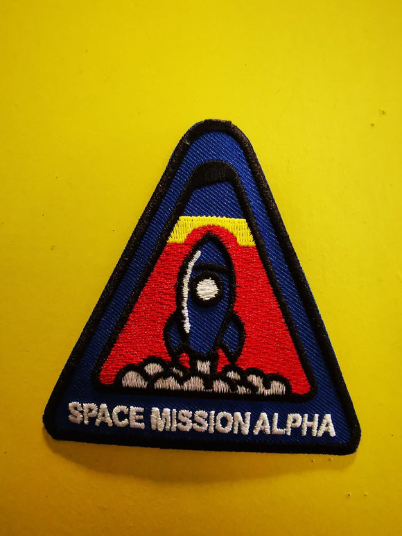Space Mission Alpha Embroidered Iron on Patch - Kwaitokoeksister South Africa