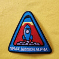 Space Mission Iron on Patch