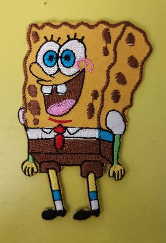 SpongeBob SquarePants Embroidered Iron on Patch