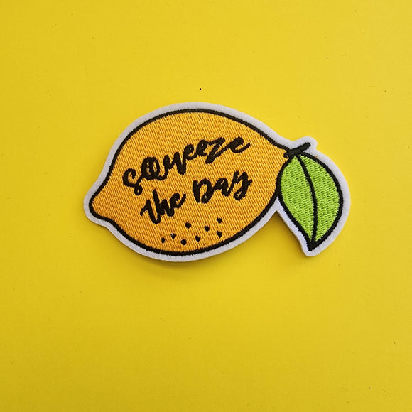 Squeeze the day Iron on Patch - Kwaitokoeksister South Africa
