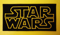 Star Wars Black Embroidered Iron on Patch