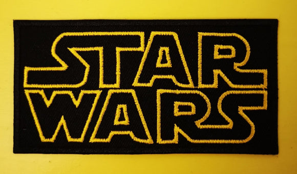 Star Wars Black Embroidered Iron on Patch - Kwaitokoeksister South Africa