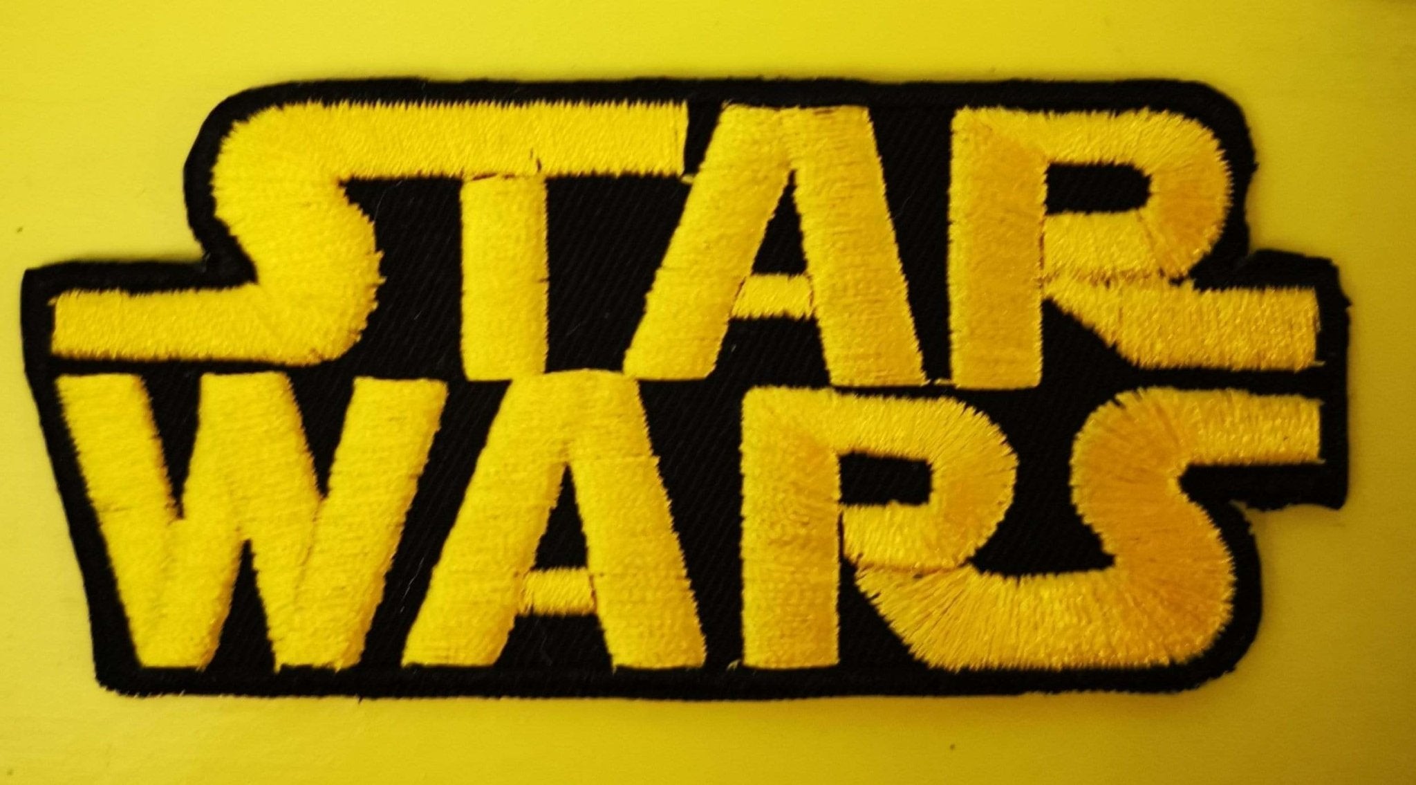 Star Wars Yellow Embroidered Iron on Patch