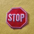 Stop Iron on Patch