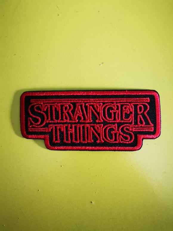 Stranger Things Black Embroidered Iron on Patch - Kwaitokoeksister South Africa