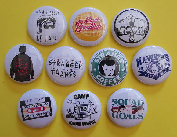Stranger Things Pins Collection 1 - Kwaitokoeksister South Africa