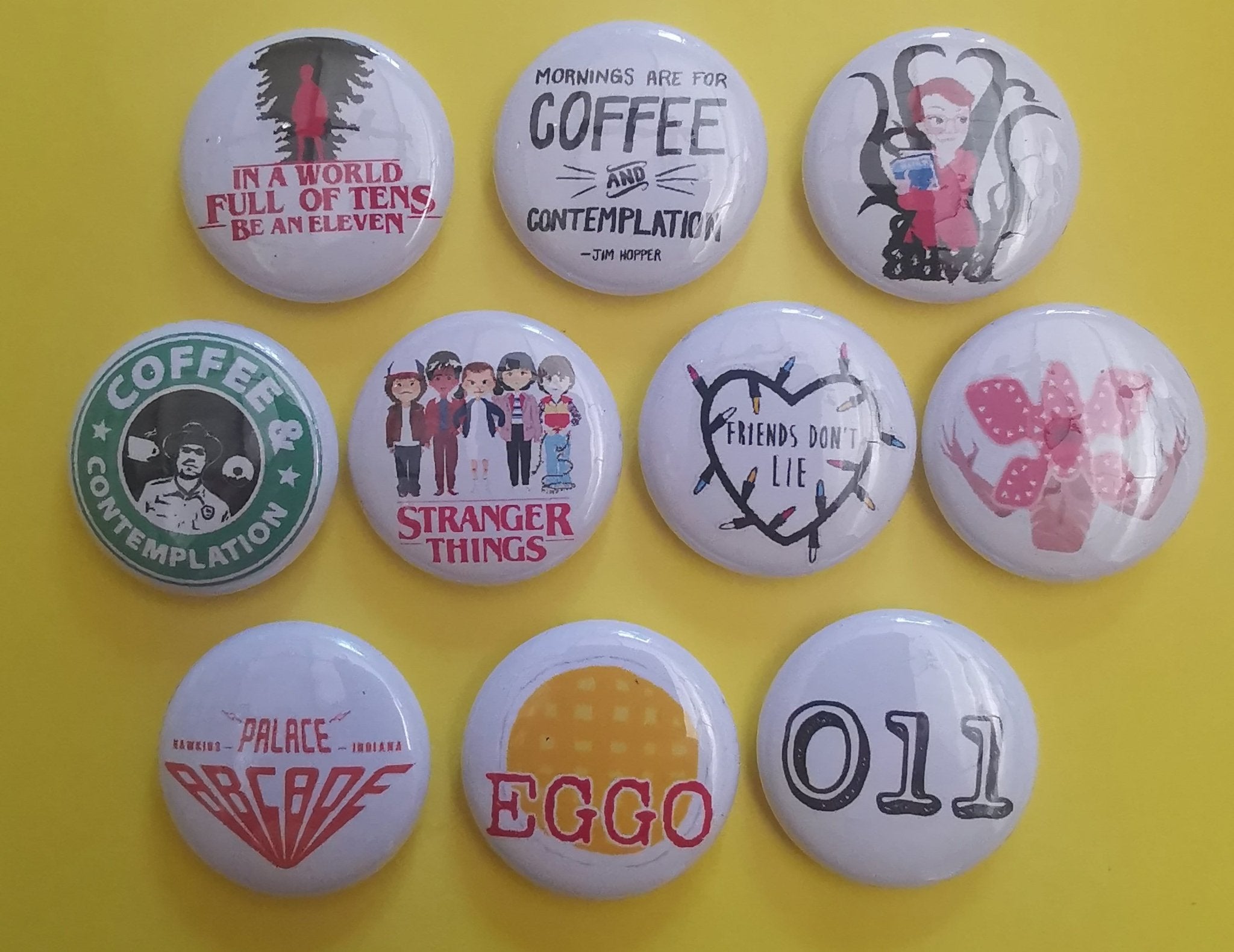 Stranger Things Pins Collection 2