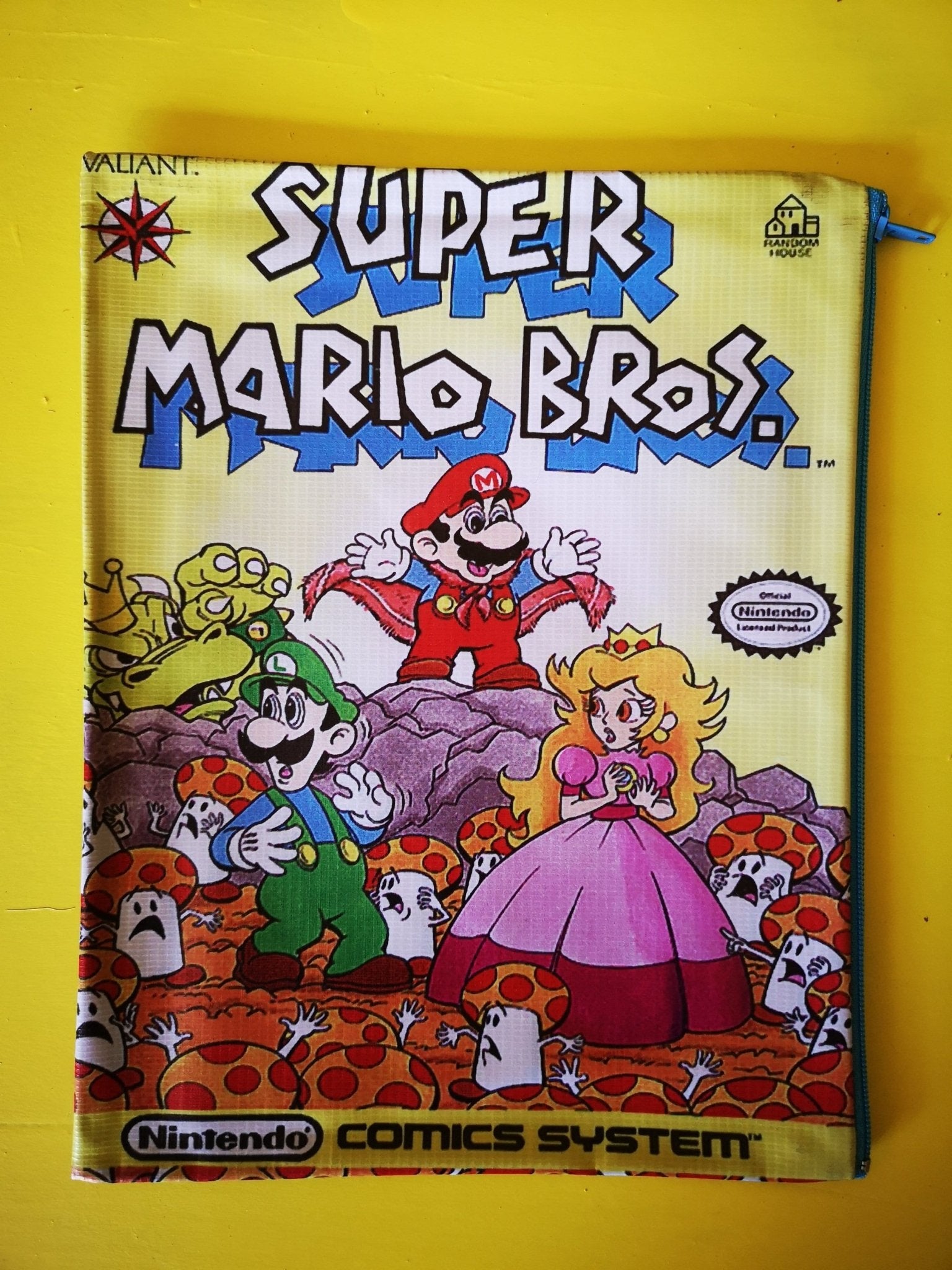 Super Mario Bros cartoon cover clutch