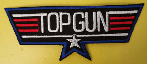 Top Gun Embroidered Iron on Patch