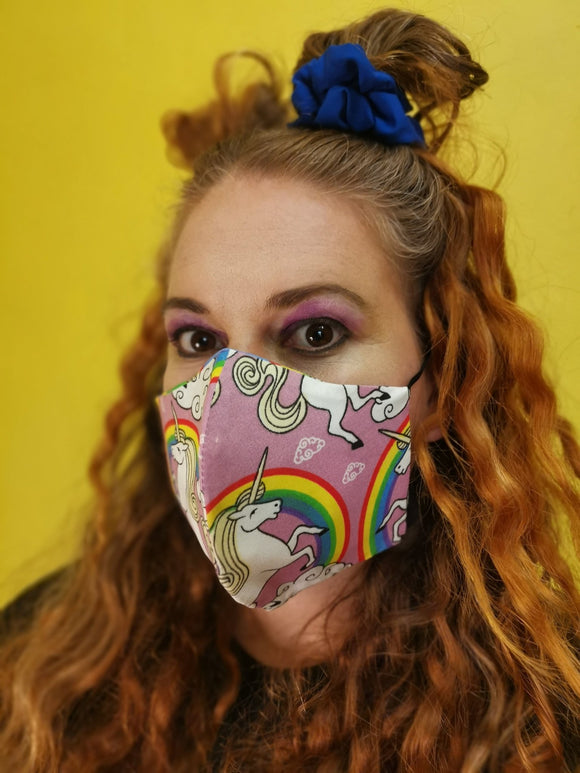 Unicorn Pink Dome Mask (reversible) - Kwaitokoeksister South Africa