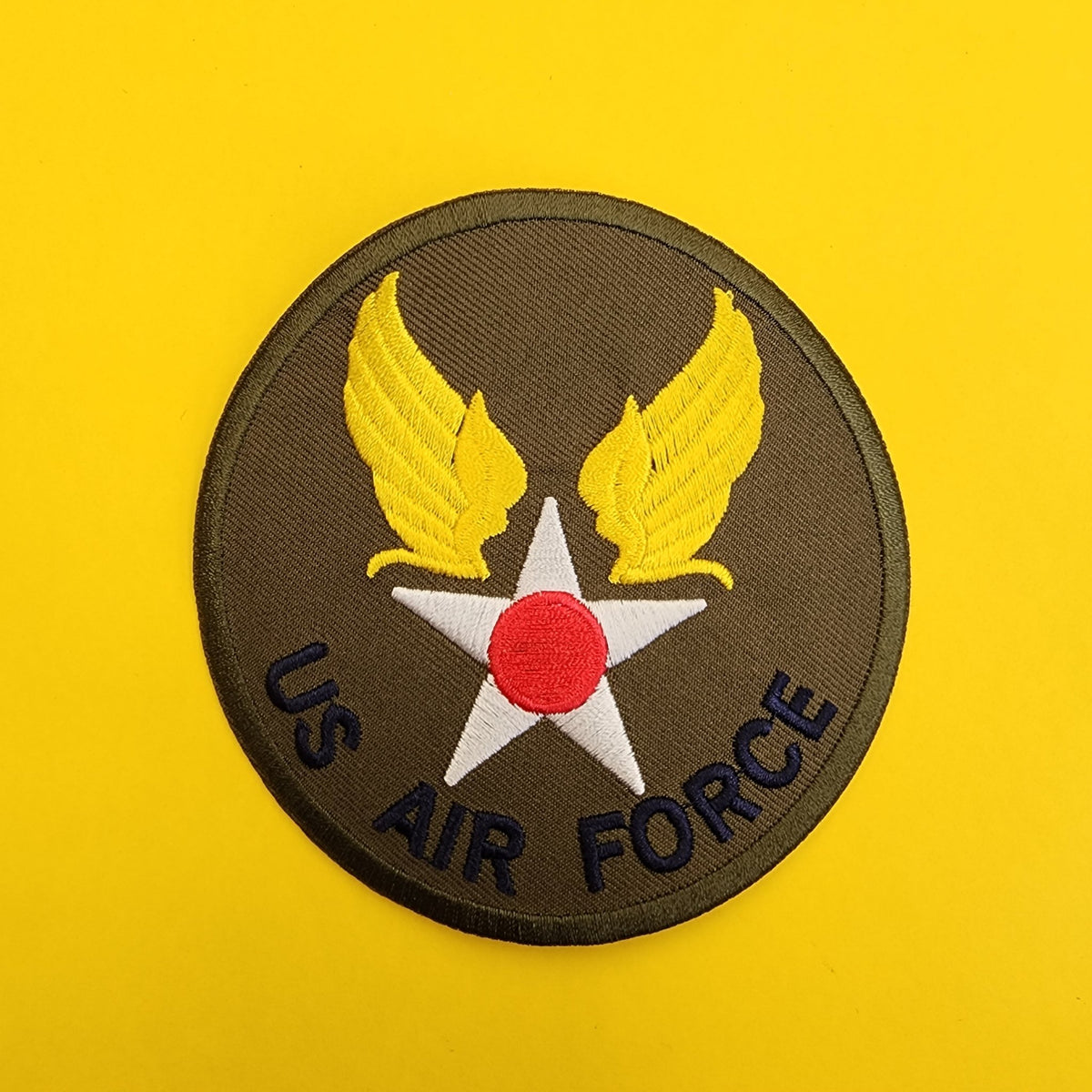 US AIR FORCE IRON ON PATCH 3 Embroidered Applique United States Military Round US AIR FORCE IRON ON PATCH 3 Embroidered Applique United States Military Round
