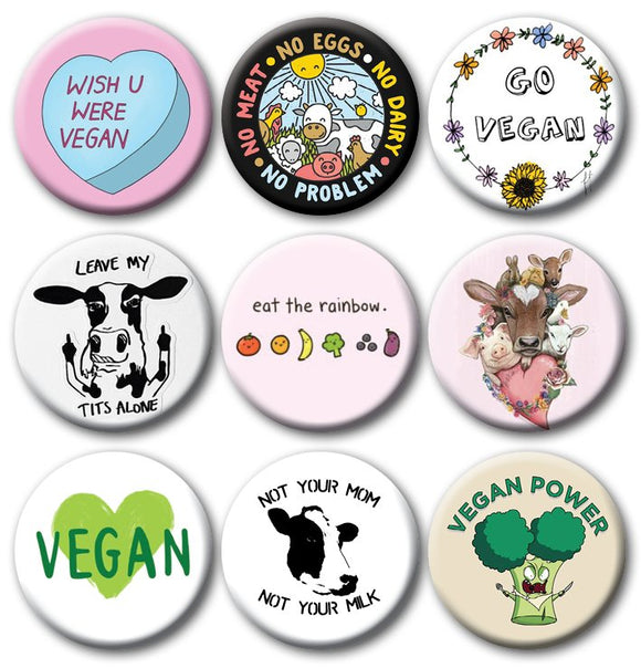 Vegan Pins Collection - Kwaitokoeksister South Africa