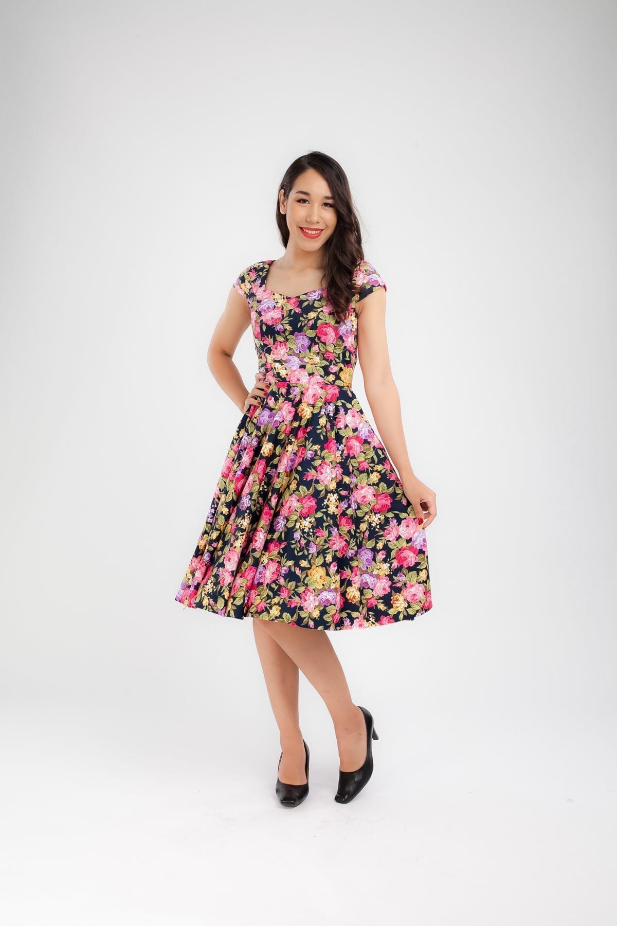 Vintage-inspired Pin-up Dress