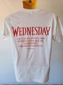 Wednesday Double side White T-shirt