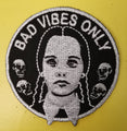 Wednesday Embroidered Iron on Patch