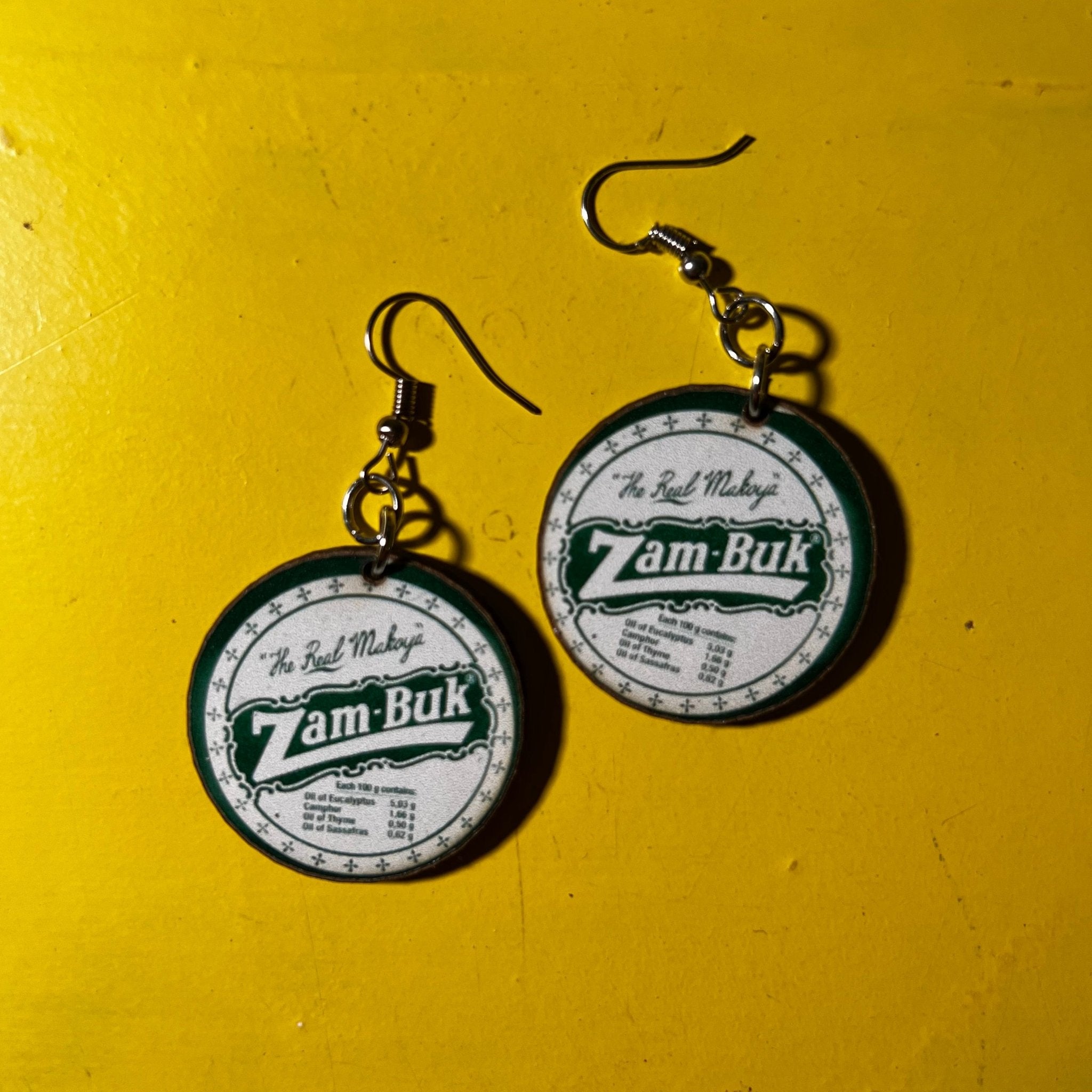 Zam-Buk earrings